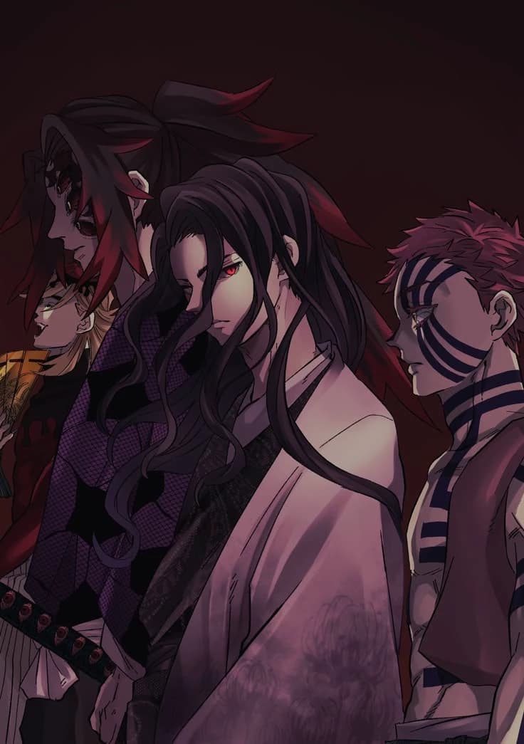 Muzan, Kokushibo, Akaza. thumbnail
