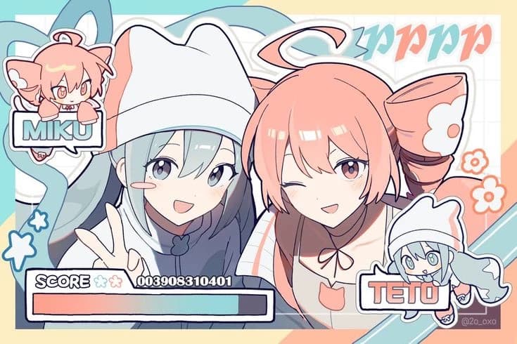 Hatsune Miku and Karane Teto thumbnail