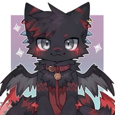 Crimson Nighthound furry thumbnail