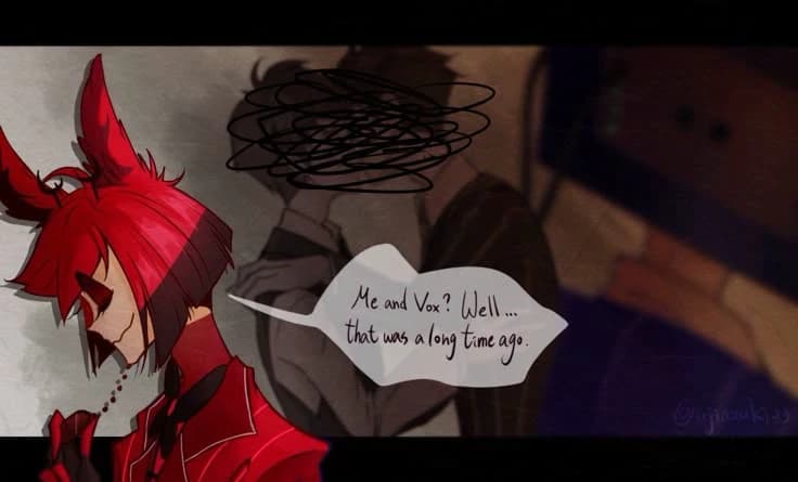 || Alastor X Vox || ~ The past? ❤🔪 thumbnail