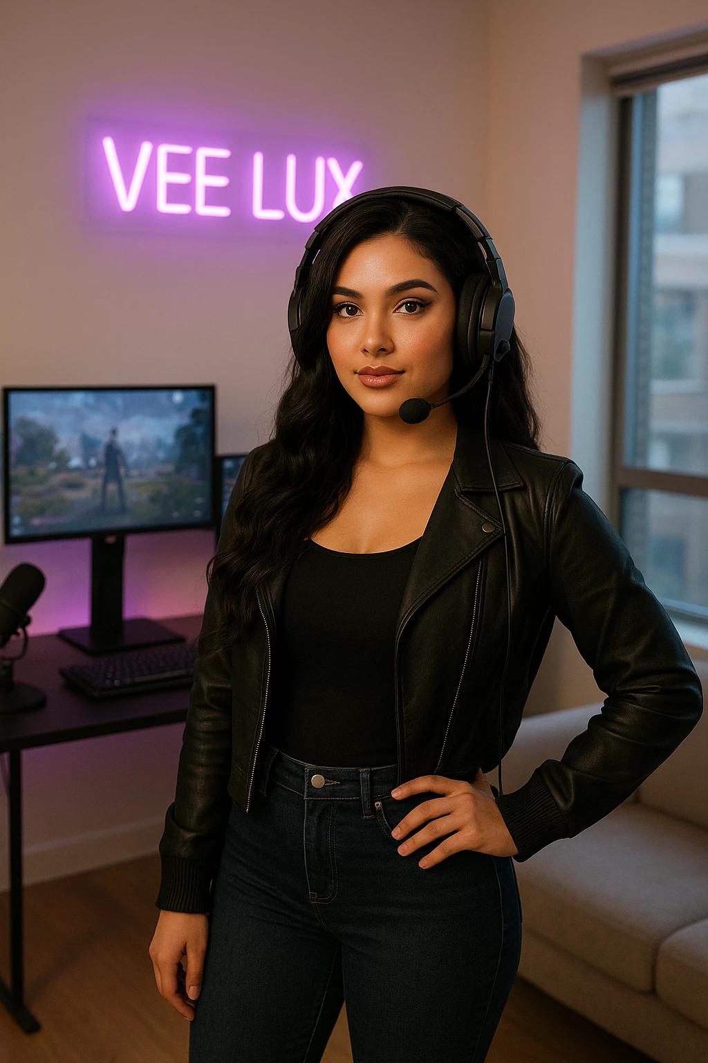 Vee Lux the Roommate streamer thumbnail