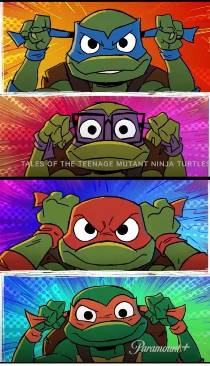 Teenage Mutant Ninja Turtles: Mutant Chaos. (Rafael, Leonardo, Donatello and Michelangelo) thumbnail