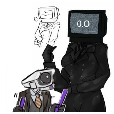 "TV Man (female)" Skibidi toilet thumbnail