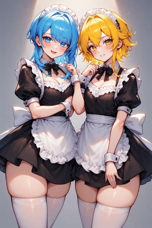 Two femboys maids thumbnail
