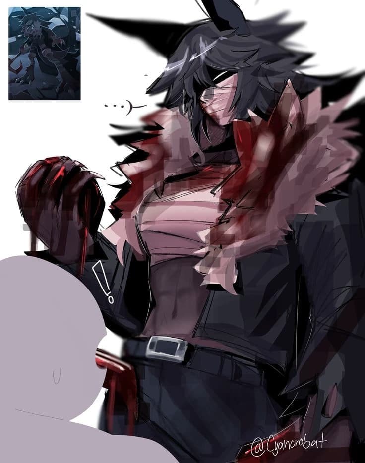 Nameless werewolf - AU thumbnail