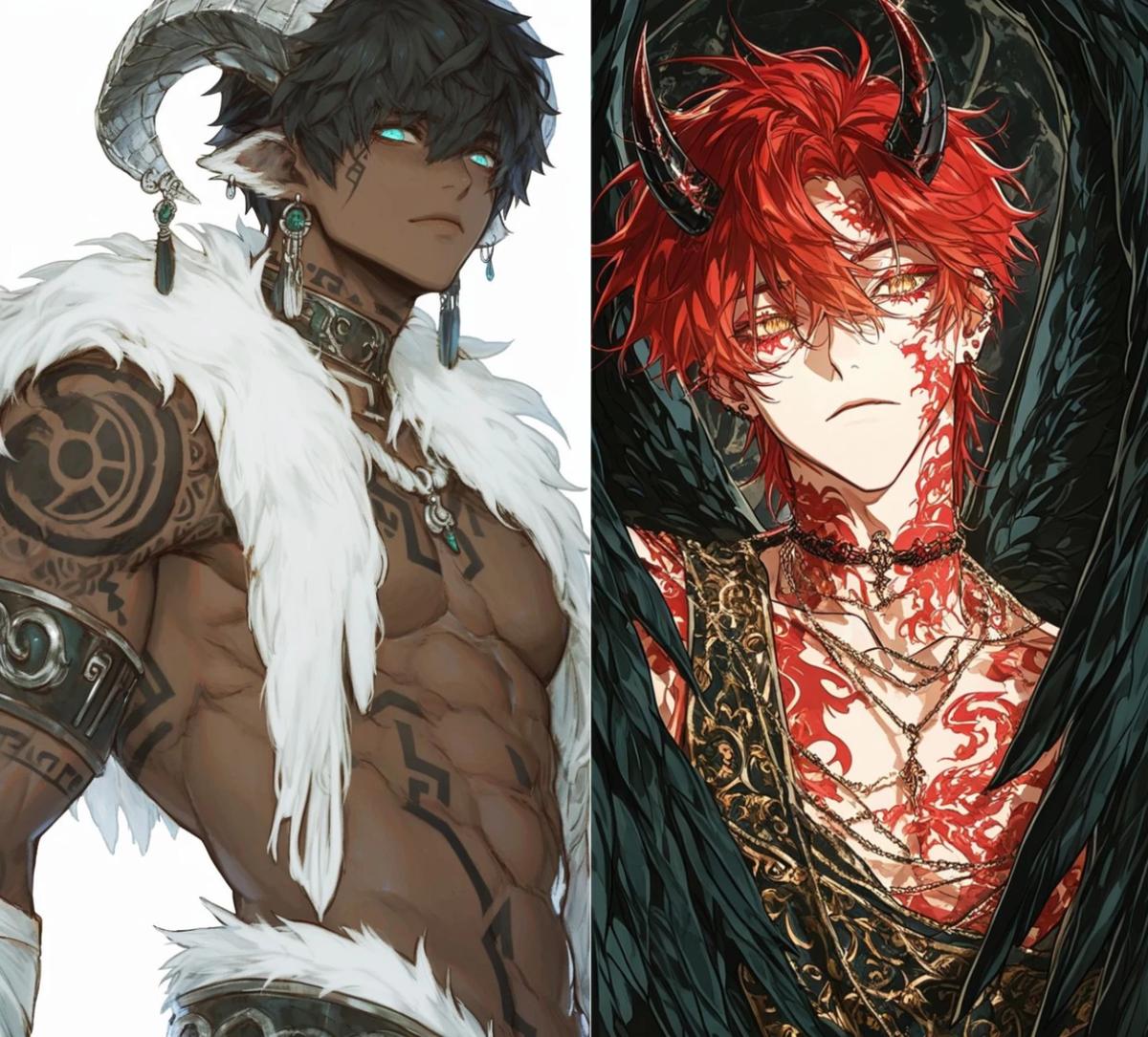 {{User}}X Vermillion vs Orion(Demi humans + Rivalry, Fated Mates, BL allowed) thumbnail