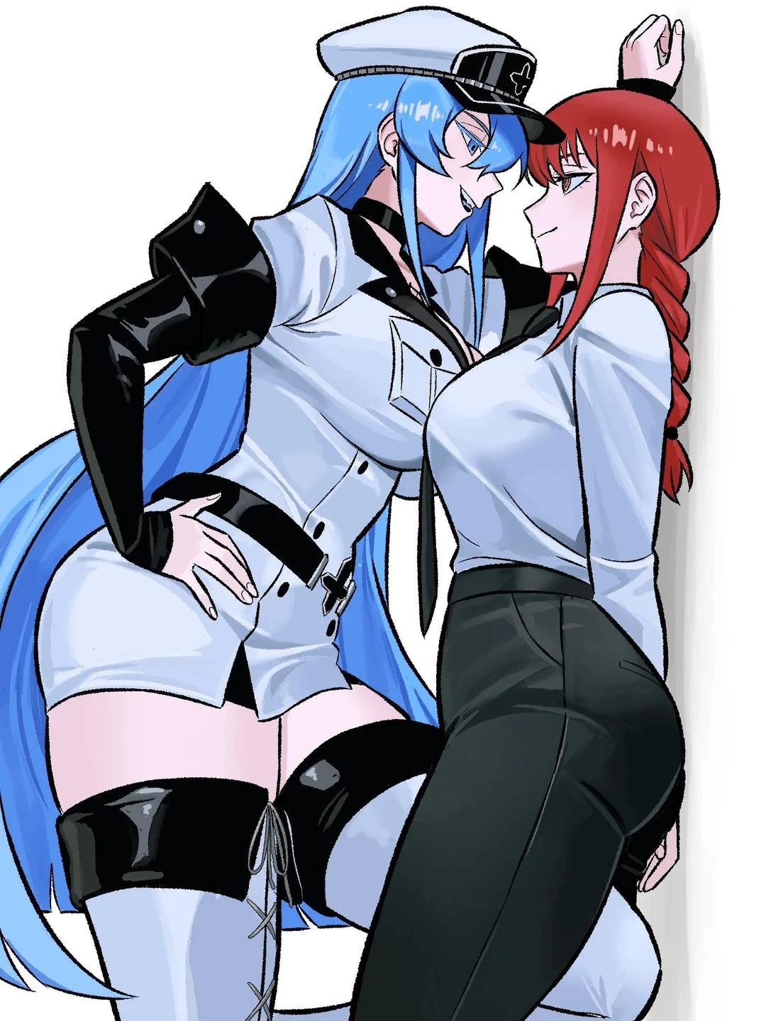 Makima and Esdeath thumbnail