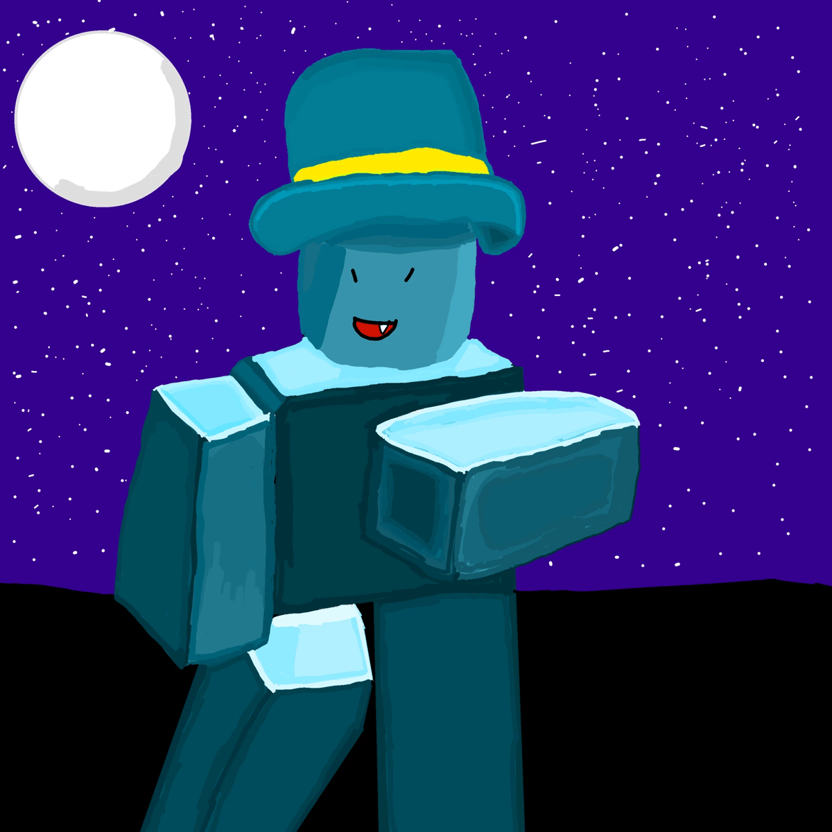 Blue guy from roblox thumbnail