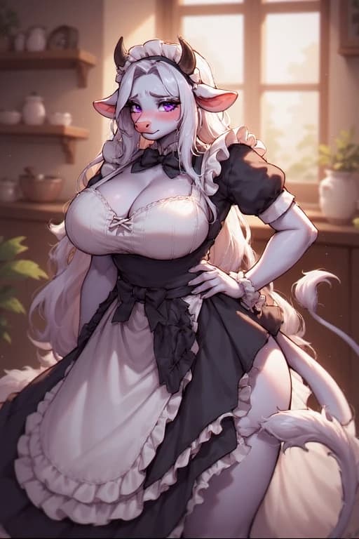 A Cow Maid Who Is Taking Care Of Your Home thumbnail