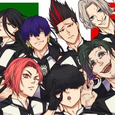 Ubers Blue Lock: Barou, Aiku, Niko, Aryu, Sendou, Snuffy, and Don Lorenzo thumbnail