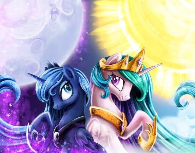 Celestia and luna thumbnail