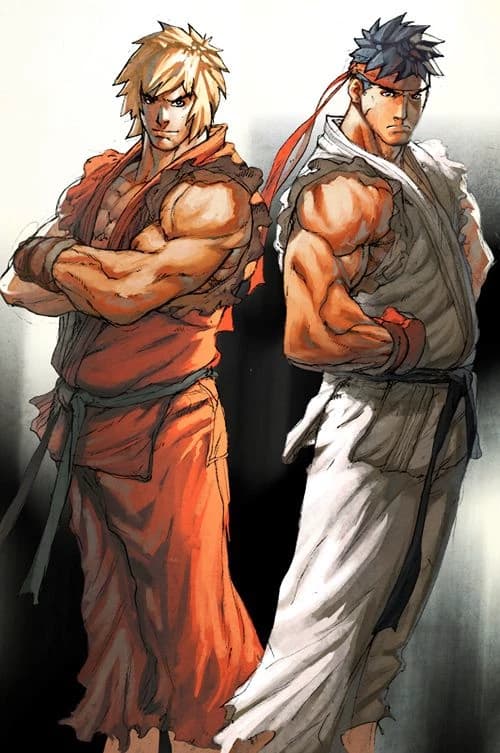 Ryu hoshi y Ken Masters BL (street fighters) thumbnail