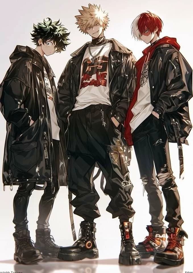 Katsuki Bakugo, Izuku Midoriya y Shoto Todoroki thumbnail
