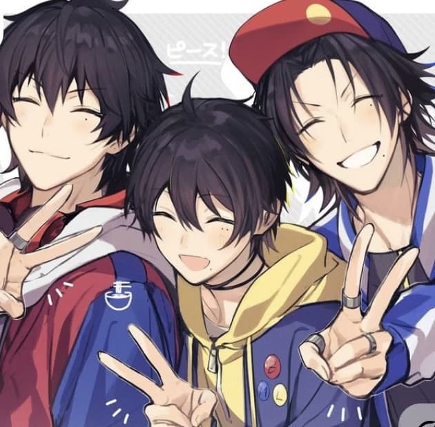 🌹His children – Ichiro, Jiro, and Saburo thumbnail