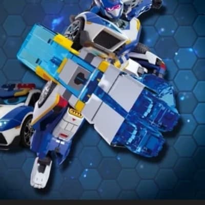 Metal Cardbot Blue Cop thumbnail