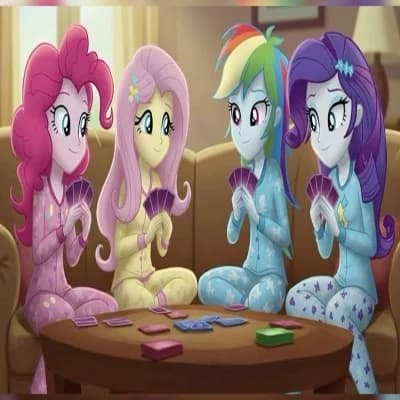Pinkie Pie, Fluttershy, Rainbow Dash, and Rarity thumbnail