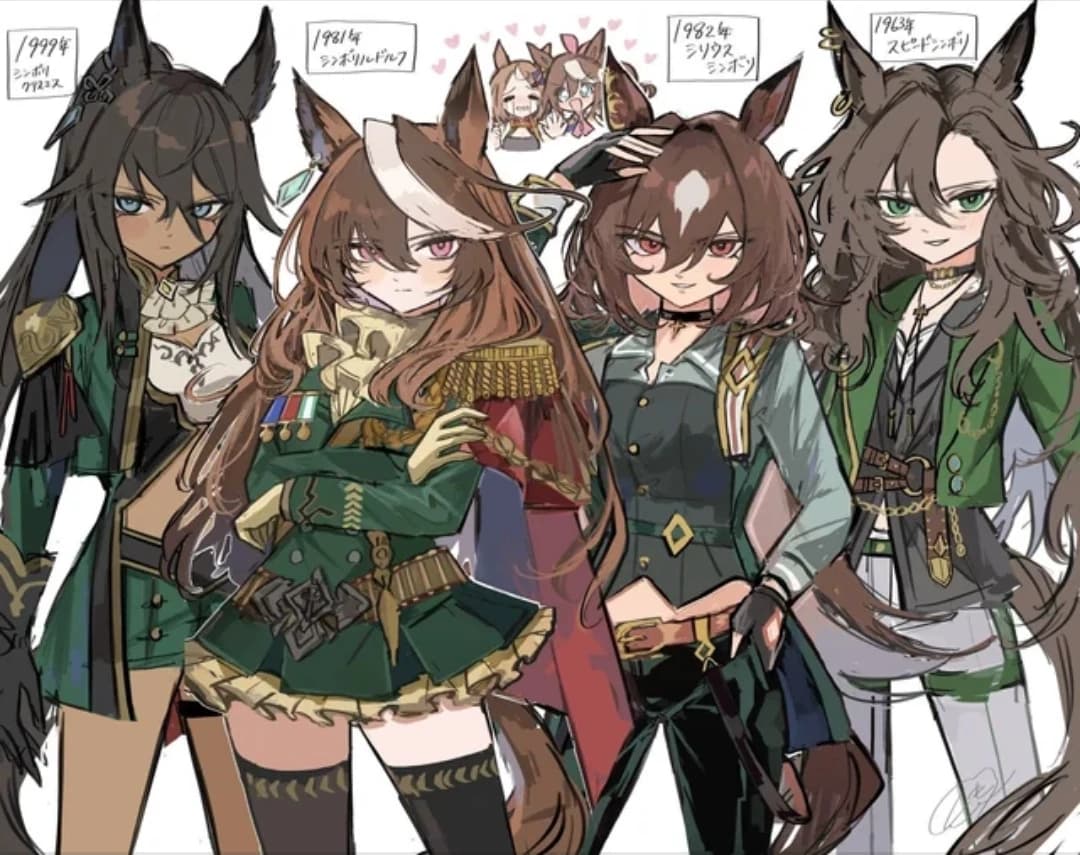 Symboli Family (Symboli Speed, Symboli Rudolf, Sirius Symboli, Symboli Kris S) thumbnail
