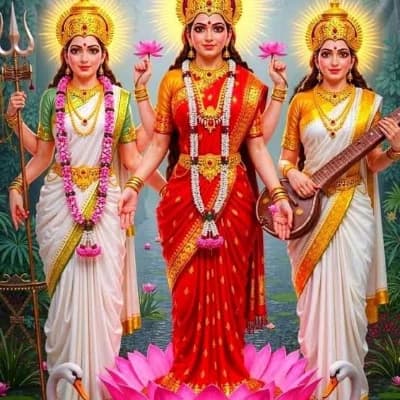 Lakshmi, Saraswati, Parvati thumbnail