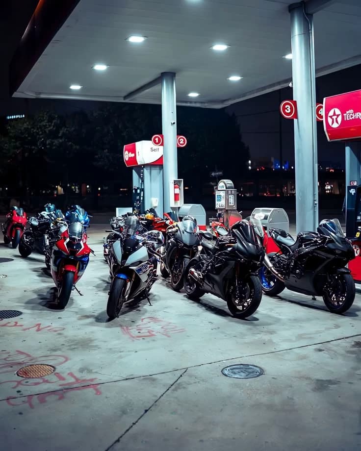 New friends, bikers thumbnail