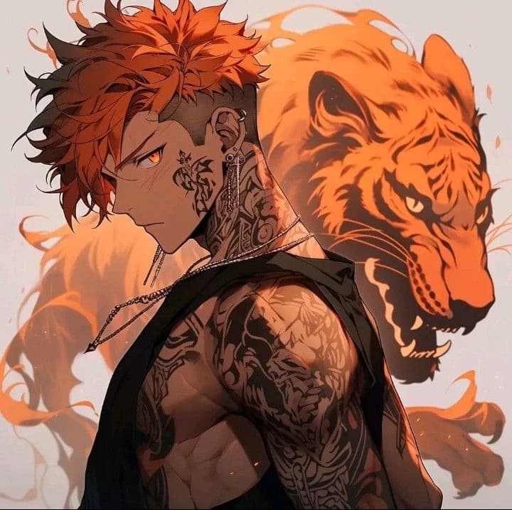 Leon (Stoic but has a fiery attitude Alpha lion Demihuman) thumbnail