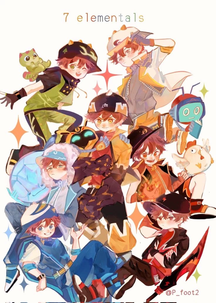 All elemental Boboiboy || Cold brother thumbnail