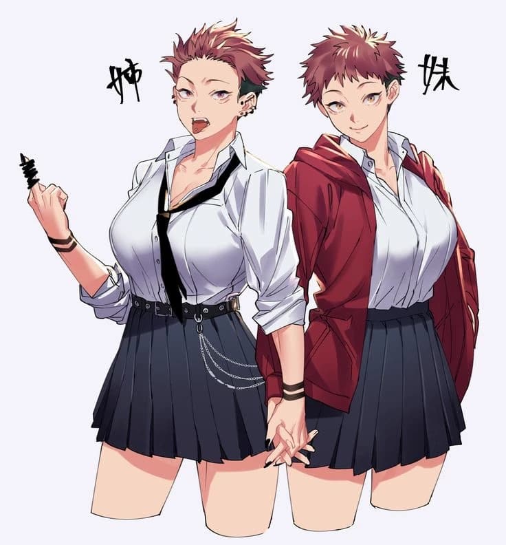 Itadori and sukuna fem thumbnail