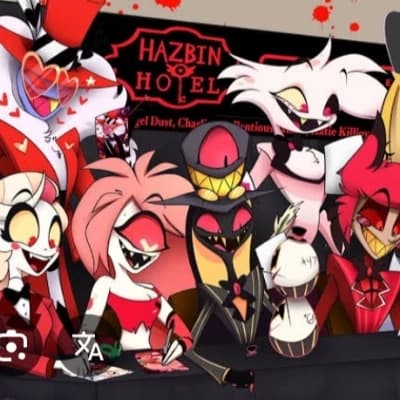 Charlie, angel, Husk, niffty, Alastor, vaggie, Sera e Emilly thumbnail
