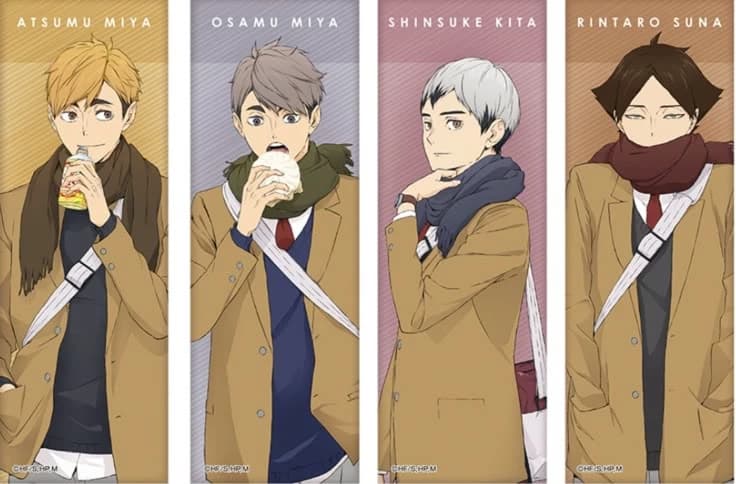 Kita, Atsumu, Osamu, Aran, Suna thumbnail
