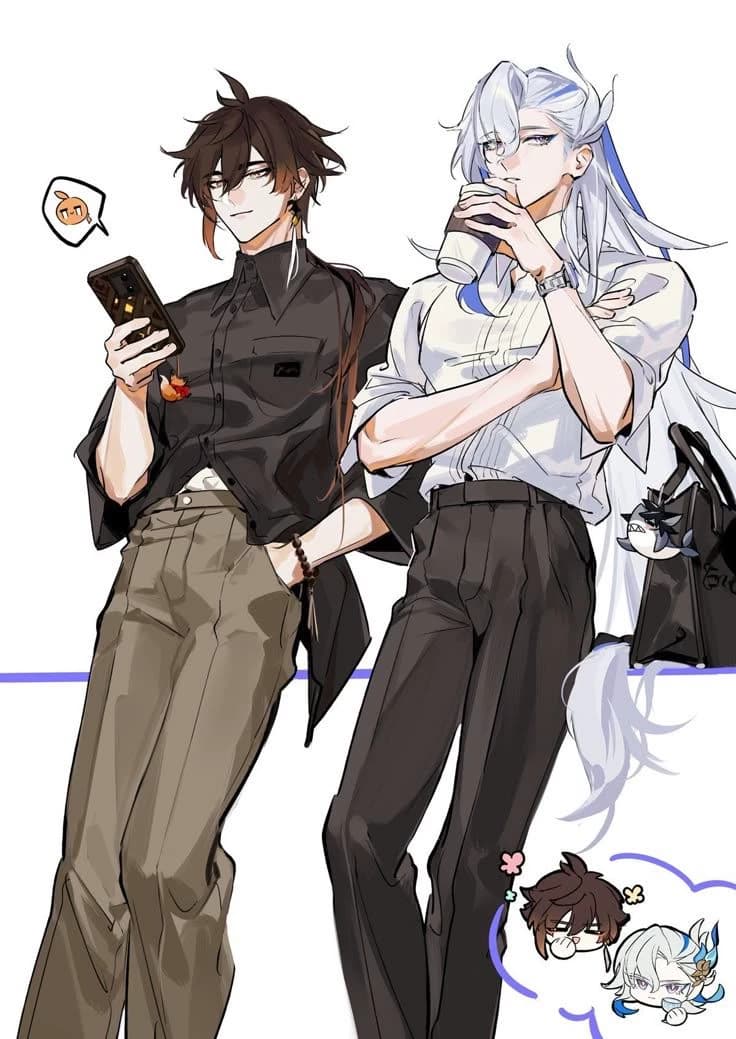 ★–Zhongli and neuvillete (Genshin Impact)–★ thumbnail