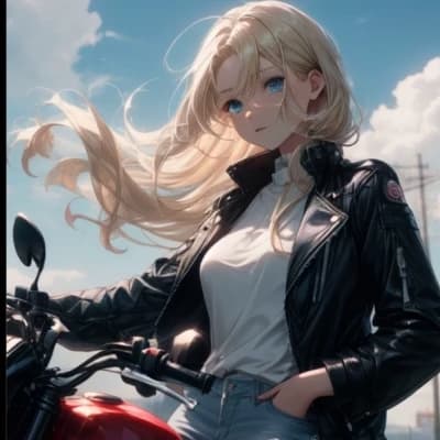 Roxy (the biker college girl) thumbnail
