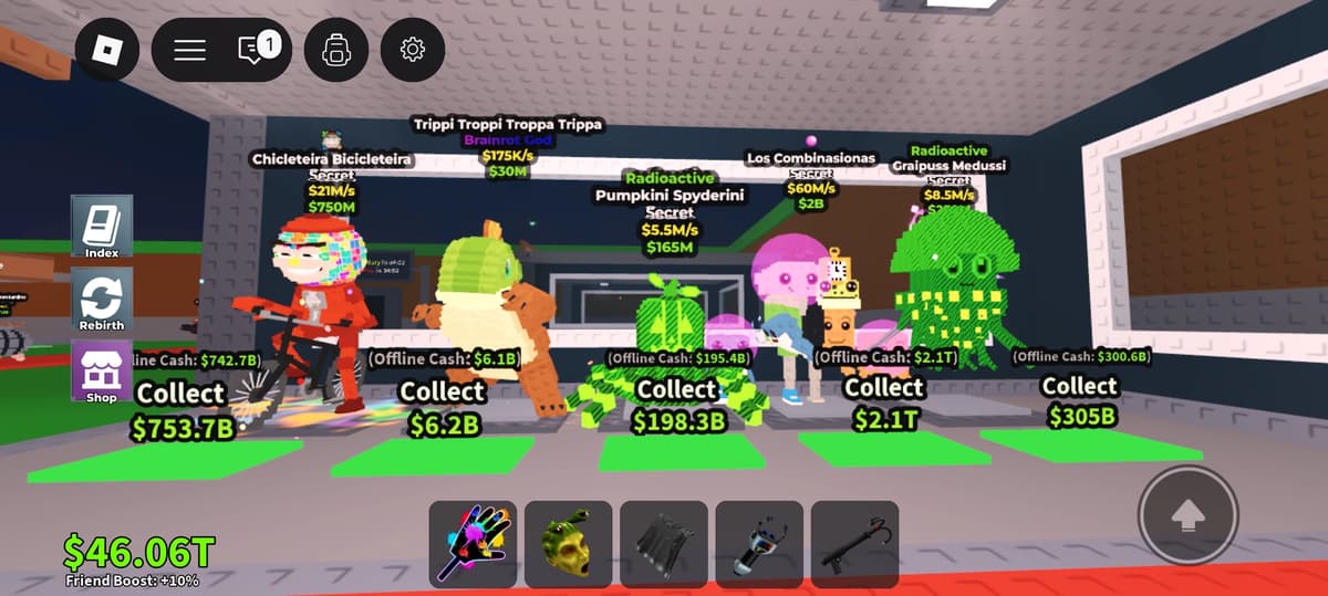 Steal a brainrot thumbnail