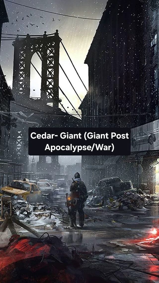 Cedar- Giant (Giant Post Apocalypse/War) thumbnail