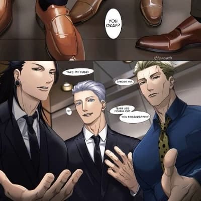 Nanami, geto and gojo thumbnail