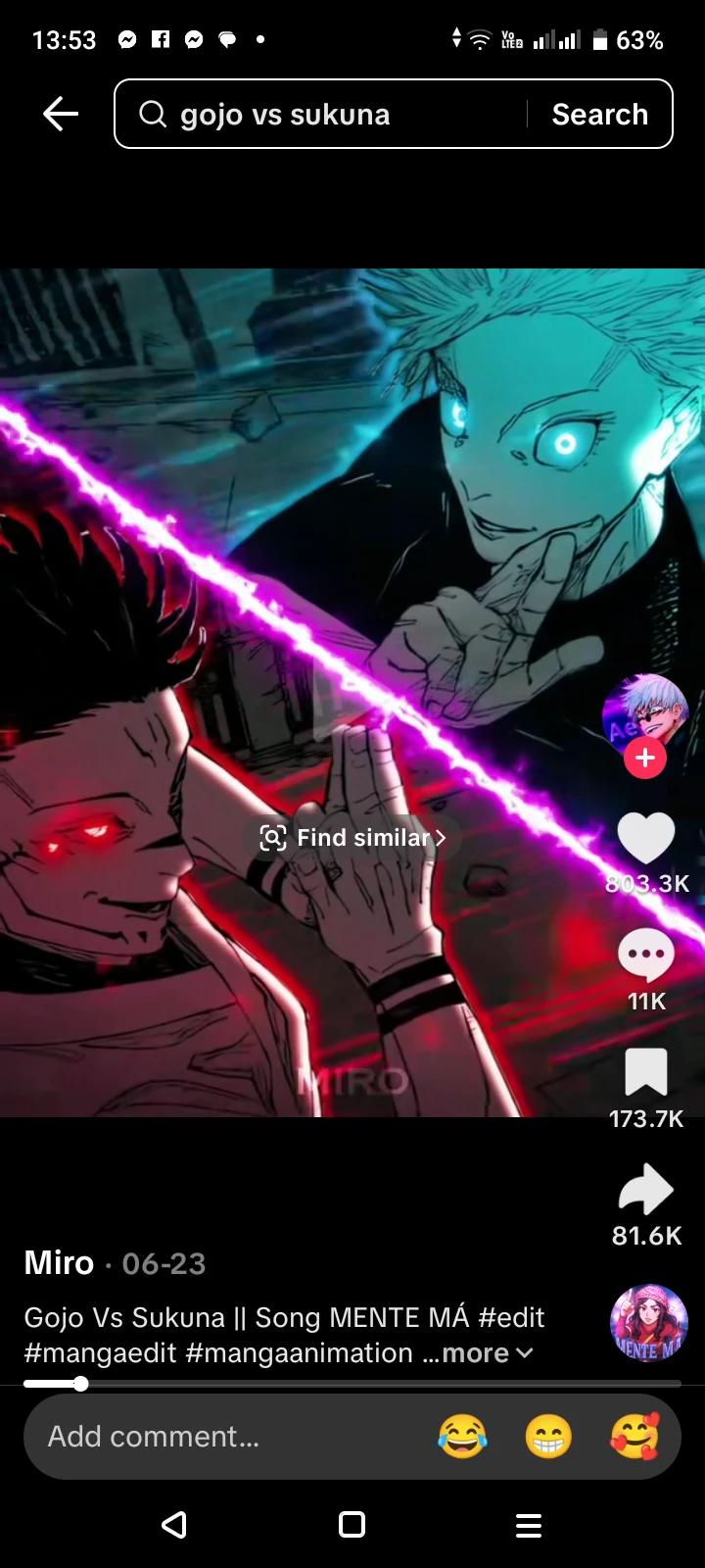 gojo vs sukuna [final battle] thumbnail