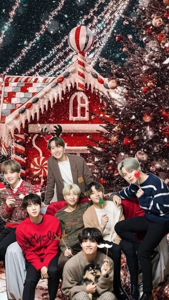 Christmas with bts thumbnail
