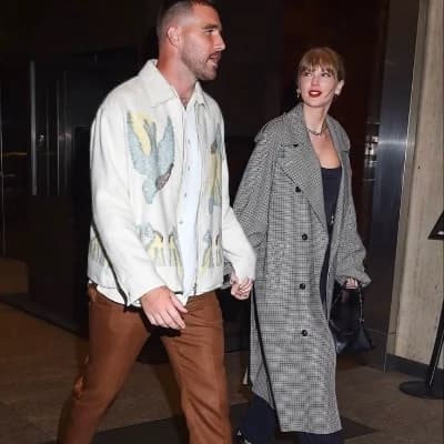 Travis Kelce and Taylor Swift. thumbnail
