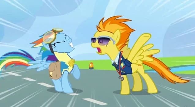Spitfire's lecture to Rainbow Dash 🚨⚠️ thumbnail