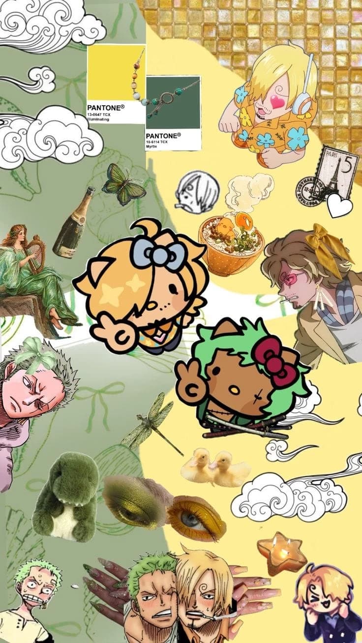 Zoro and Sanji with the Straw Hats Crew thumbnail