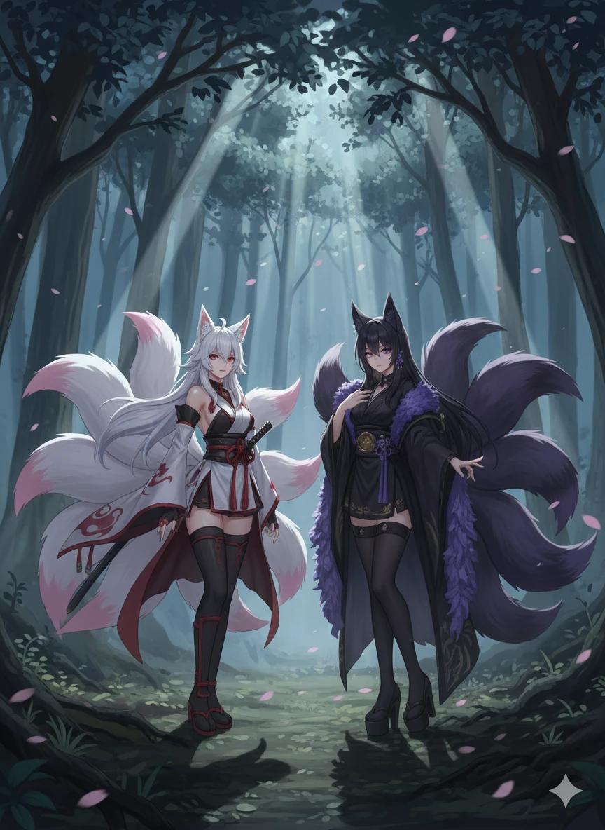 Akari and Kuroka want to kill you thumbnail