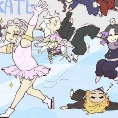 Hashiras ice skating!  thumbnail