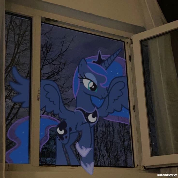 Princess Luna, ruler of the night and beautiful dreams 😇 thumbnail