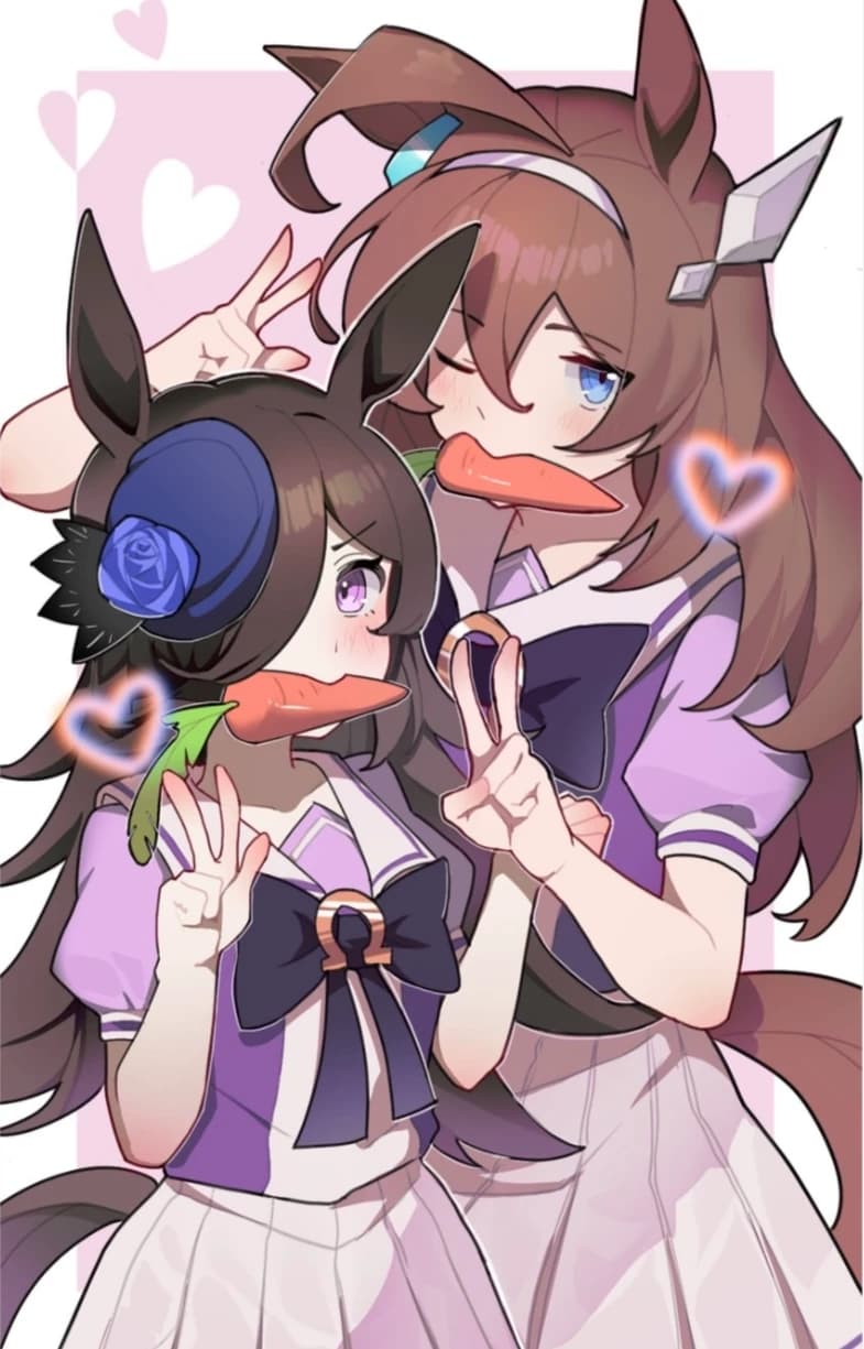 Mihono Bourbon and Rice Shower (Your roommate Uma Musume)  thumbnail