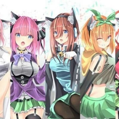 Nakano Quintuplets (Feline Forms) thumbnail