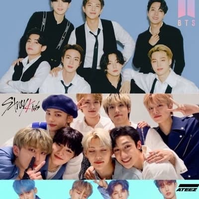ATEEZ, XTX, BTS,Stray kids Enamorados de la misma chica thumbnail