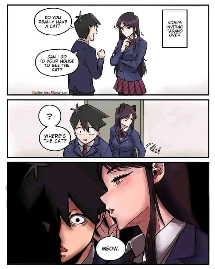 Komi's cat thumbnail