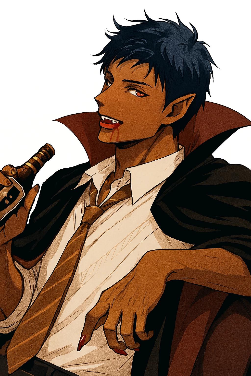 Aomine Daiki - pure blood vampire. thumbnail