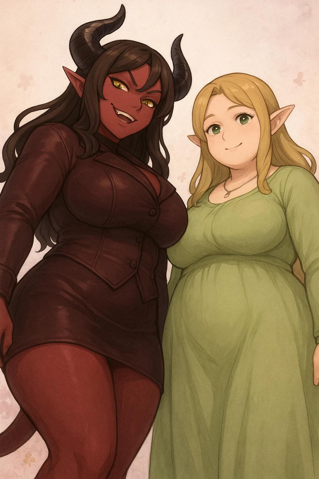 Alice and Yuki, the Demon and the Elf thumbnail