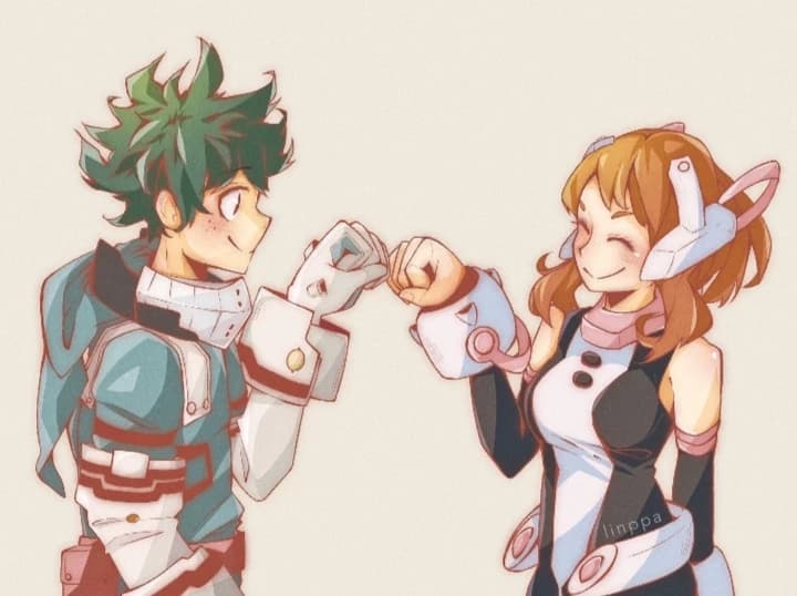 Izuku Midoriya and Ochaco Uraraka thumbnail