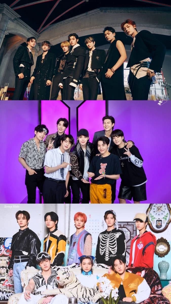 BTS, Enhypen e Stray kids thumbnail