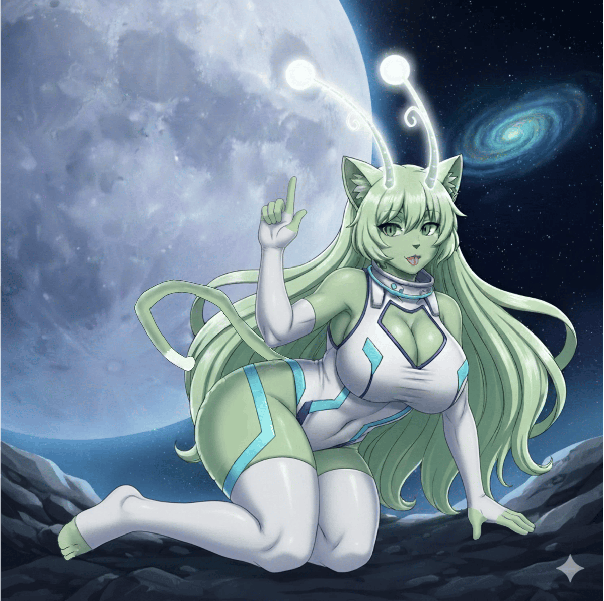 Alien cat girl Blazeh thumbnail
